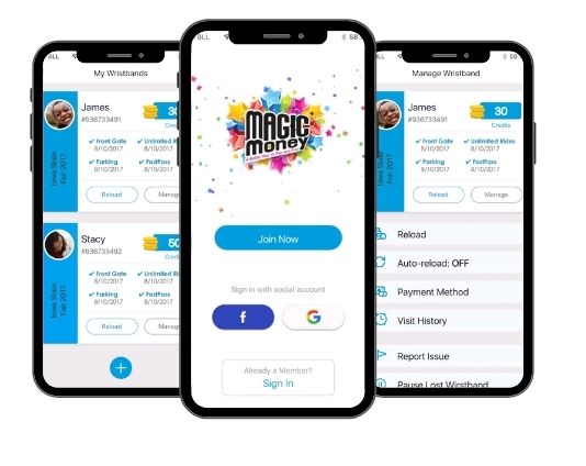 Magic Money App for online payment