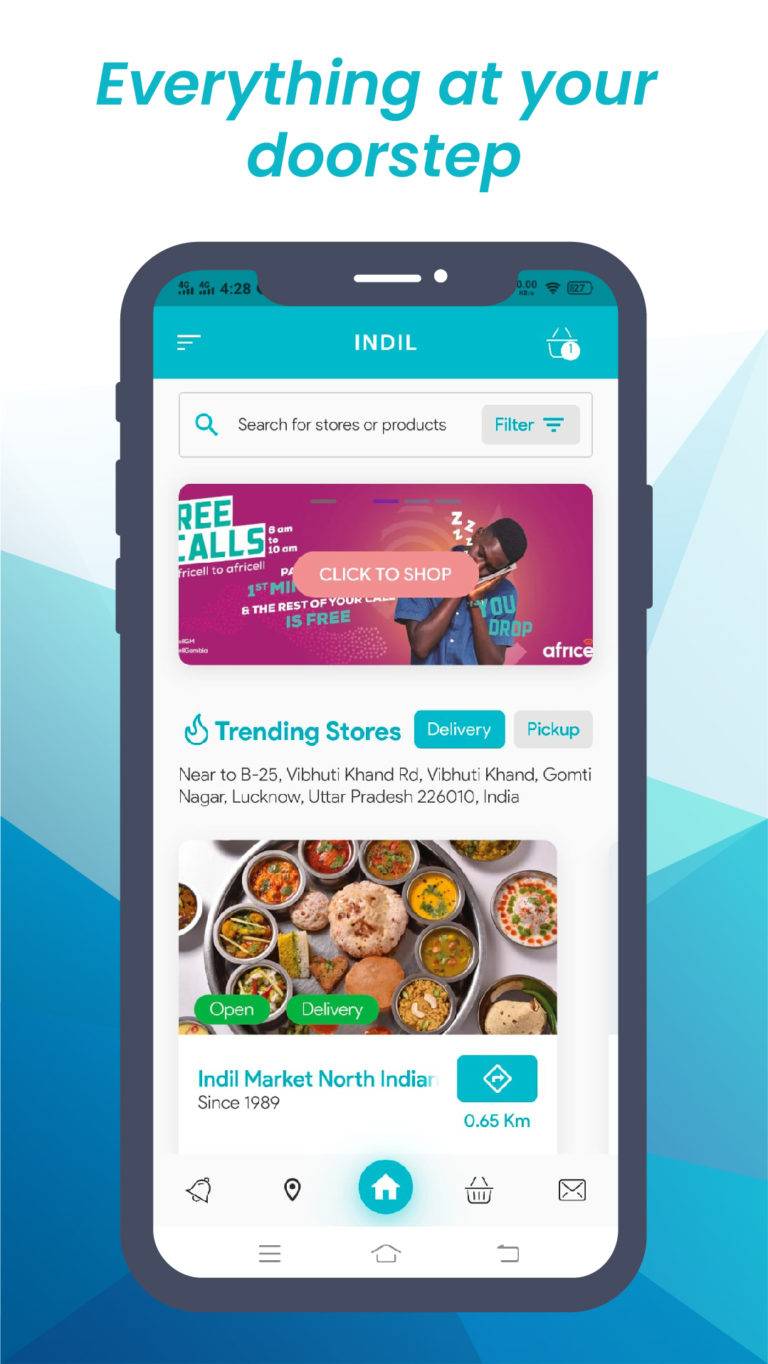 Indil play Store – Think, Click and pickup